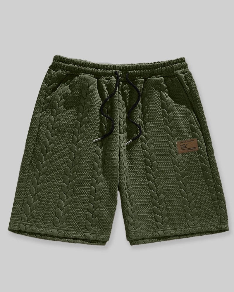 Vernau Textured Knit Relaxed Shorts