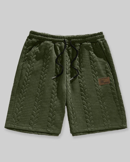Vernau Textured Knit Relaxed Shorts