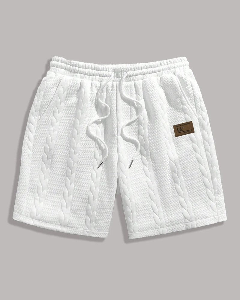Vernau Textured Knit Relaxed Shorts