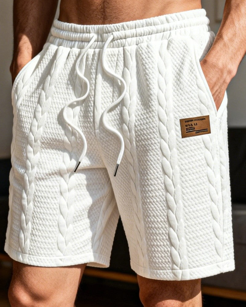 Vernau Textured Knit Relaxed Shorts