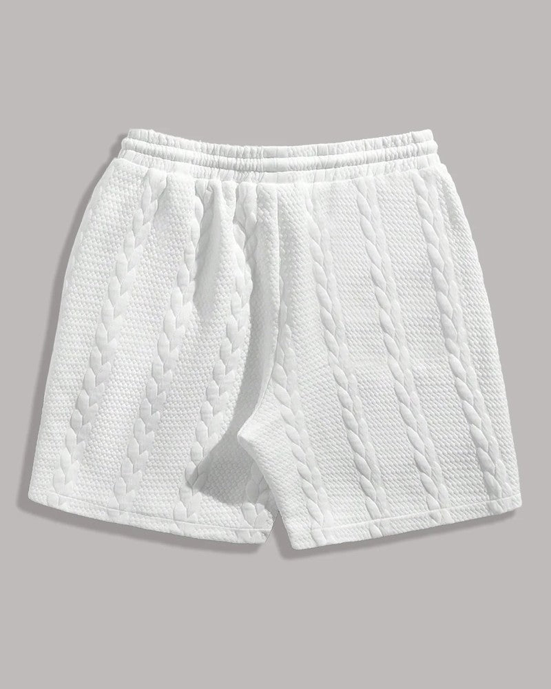 Vernau Textured Knit Relaxed Shorts