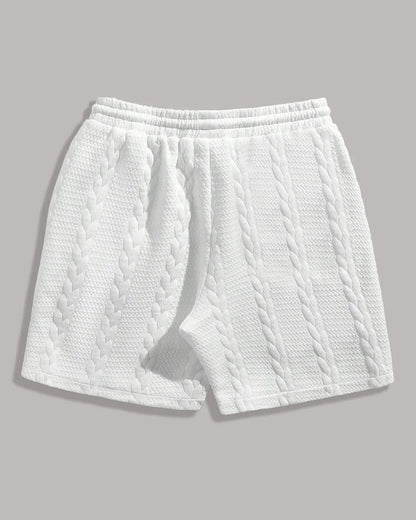 Vernau Textured Knit Relaxed Shorts
