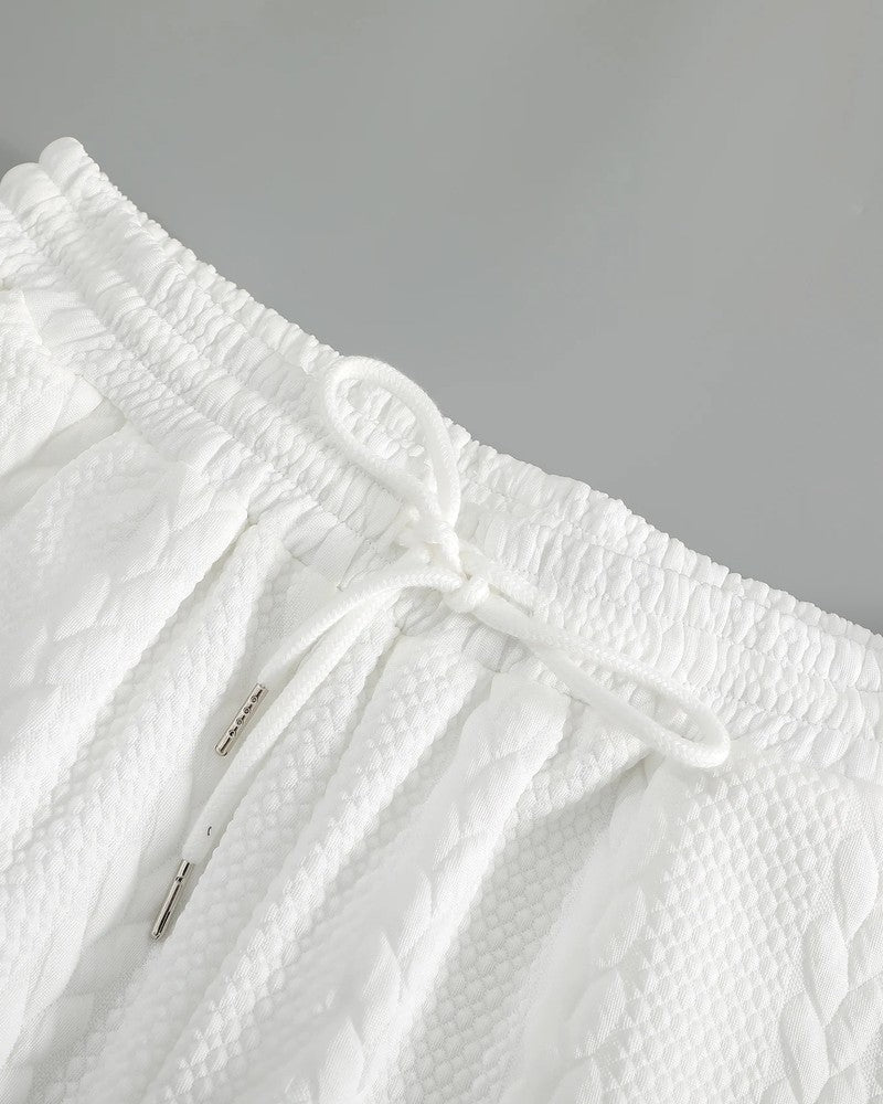 Vernau Textured Knit Relaxed Shorts
