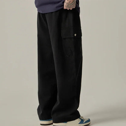 Vesquin Relaxed Drawstring Cargo Pants