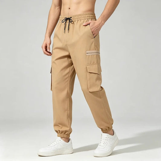 Veylan Relaxed Cargo Pocket Jogger Pants