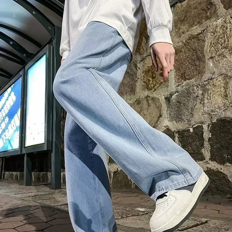 Veyric Relaxed Wide-Leg Denim Jeans