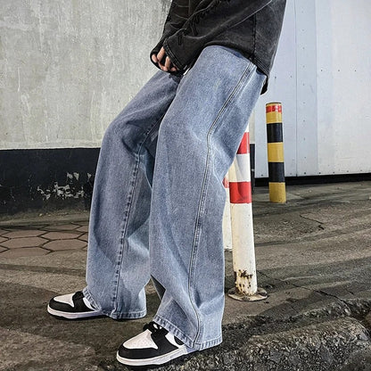Veyric Relaxed Wide-Leg Denim Jeans