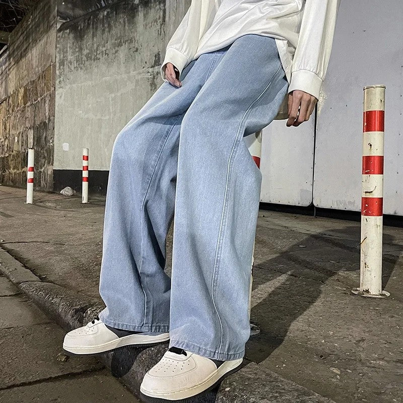 Veyric Relaxed Wide-Leg Denim Jeans