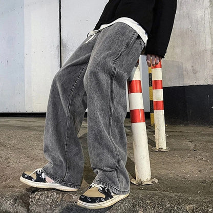 Veyric Relaxed Wide-Leg Denim Jeans