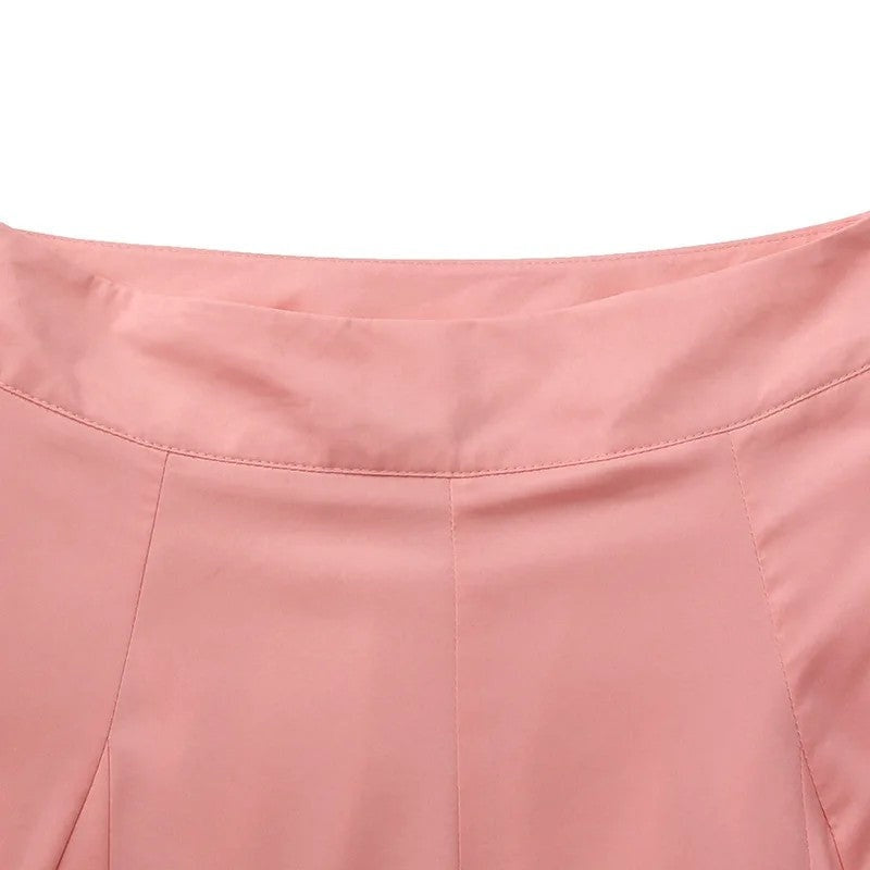 Zelara High-Waist Pleated Wide-Leg Pants