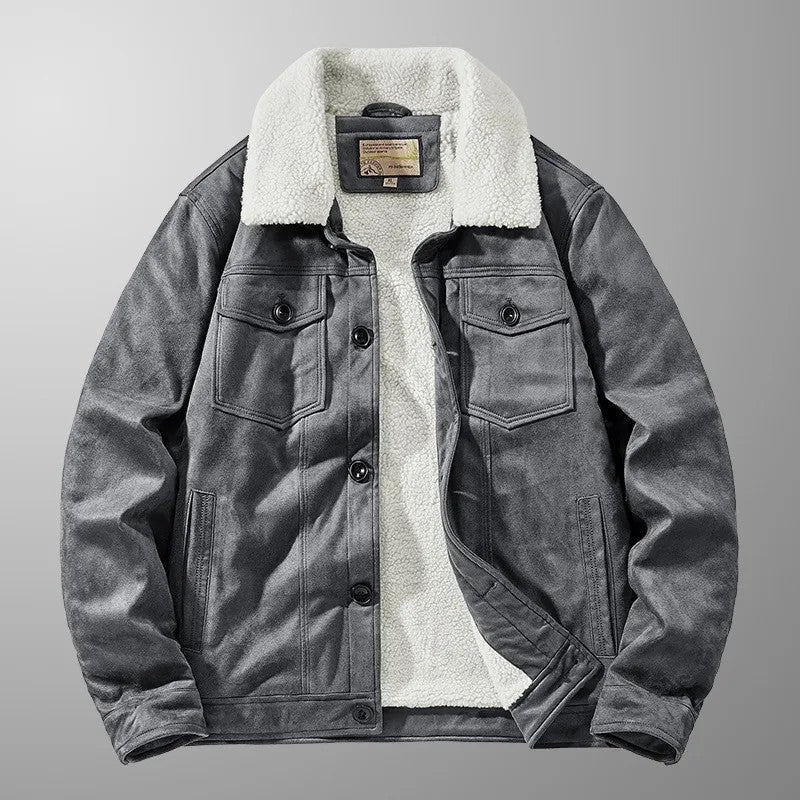 Zinnia Sherpa Lined Trucker Jacket