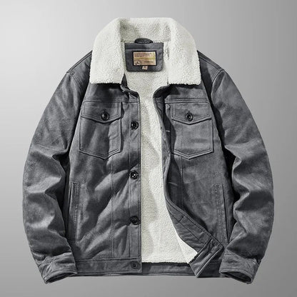 Zinnia Sherpa Lined Trucker Jacket
