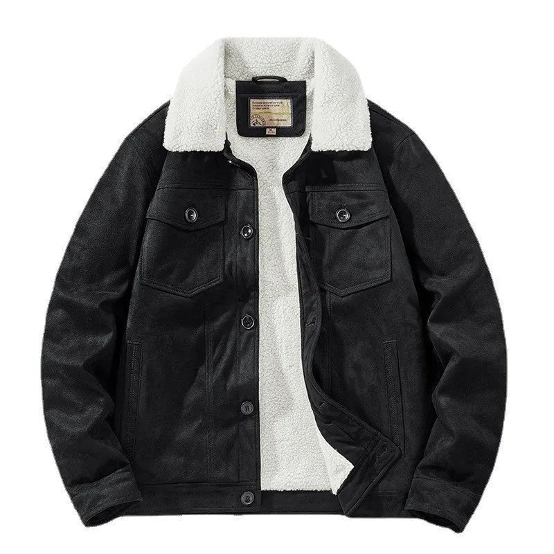 Zinnia Sherpa Lined Trucker Jacket